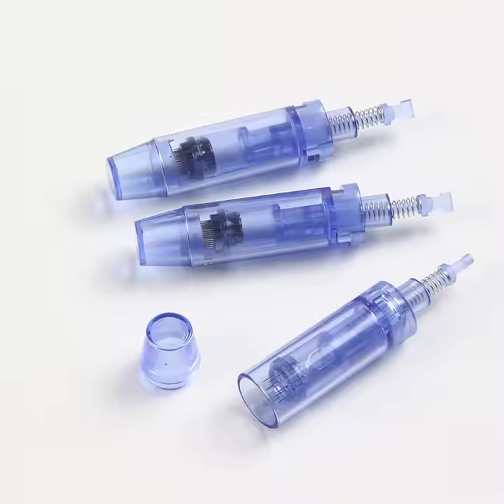 Disposable Mico Needing 9 12 24 36 Round Nano Blue Long Bayonet Needle Cartridges for A1 A6 N2 MYM M5 M7 Machine Skin Care