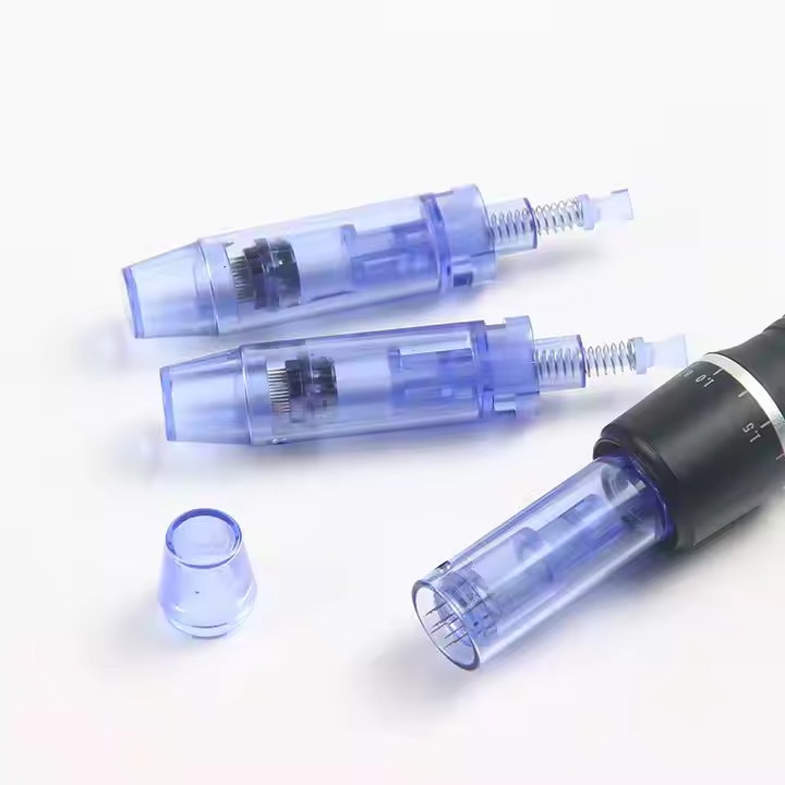 Disposable Mico Needing 9 12 24 36 Round Nano Blue Long Bayonet Needle Cartridges for A1 A6 N2 MYM M5 M7 Machine Skin Care