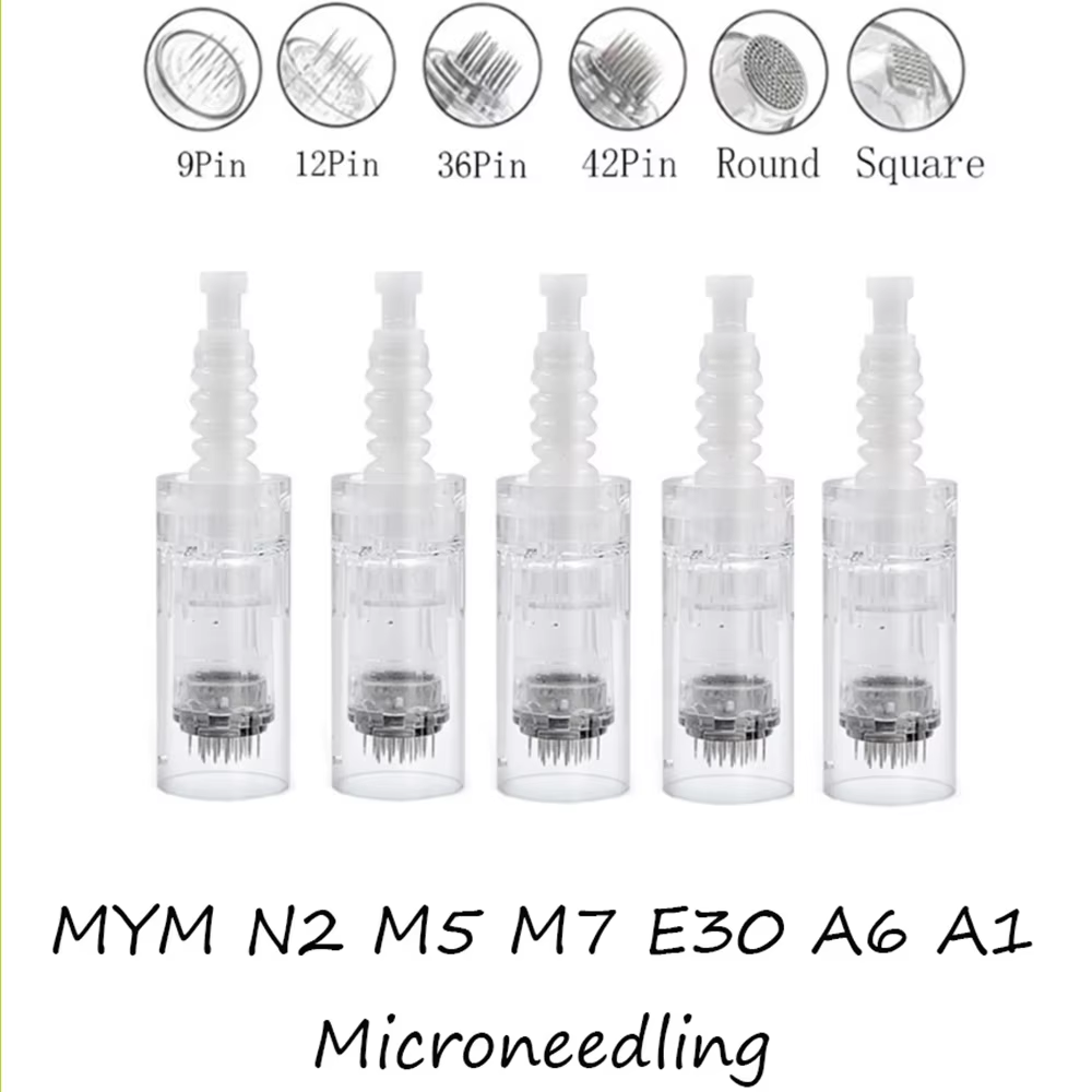 Dr Pen N2 M5 M7 E30 Cartridge 9/12/24/36/42 Pins Nano Microneedle Bayonet Cartridges Needle MTS Microneedling Cartridges