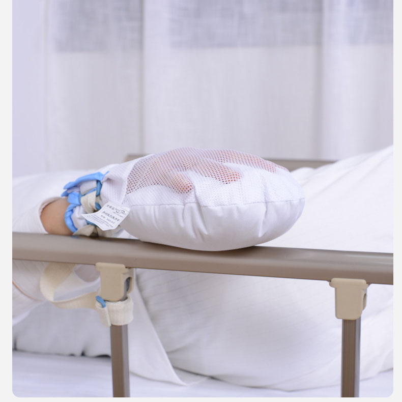 AmywellMED Elderly Nursing Medical Restraint Gloves Built-in Soft Sponge Grip Restraint Mitts Finger Gloves