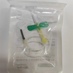 21G 23G Safety Butterfly Needles for Medical Blood Collection
