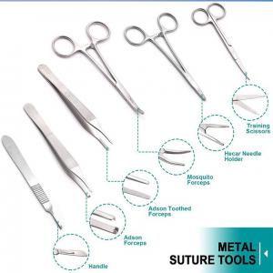 Medical Students Surgical Suture Practice Kit Sutures Medic Kit
