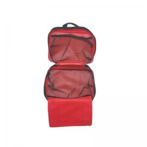 first aid kit with emergency medical supplies
